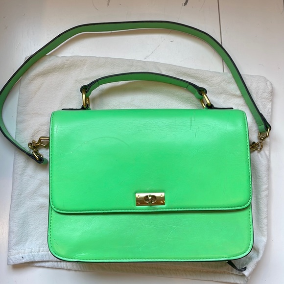 JCrew Neon Green Lady Purse - Picture 2 of 13
